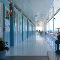 Le cabine del Bagno Amelia